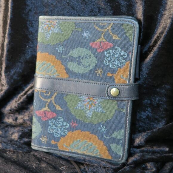 Vintage Leather Trim Day-Timer Planner Seddon Ryan Wylde boho READ Witch Nature - Picture 12 of 12